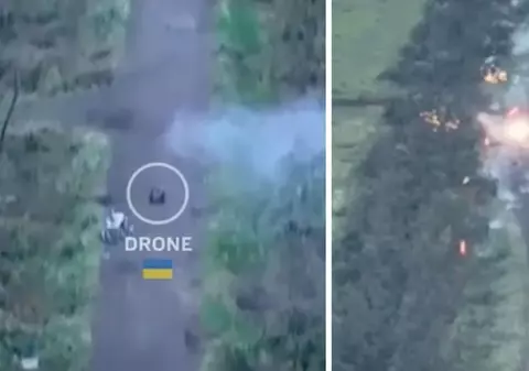 O dronă terestră ucraineană unică a atacat pozițiile ruse și le-a distrus: „Viitorul fantastic este deja aici!” | VIDEO