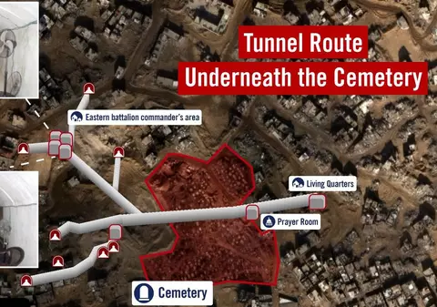 Armata israeliană susține că a descoperit centrul Hamas de unde a fost coordonat atacul din 7 octombrie: „Un tunel sub cimitirul din Khan Yunis. L-am demolat”