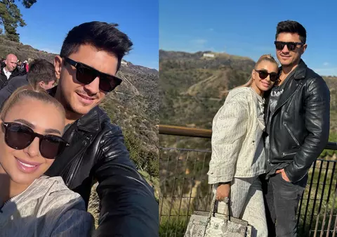 Ronald Gavril și Anamaria Prodan s-au pozat sărutându-se pe obraz. Sportivul i-a făcut și o urare iubitei