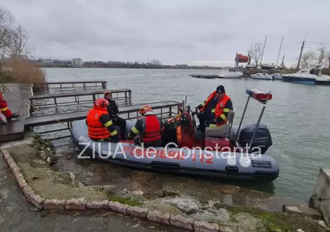 Doi pescari din Constanța au dispărut pe lacul Siutghiol. Sunt căutați de o echipă de scafandri