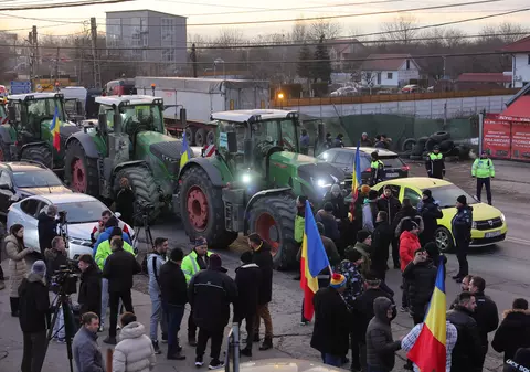 Să vorbim pe bune despre fermieri și transportatori. Protestul patronilor cu 100 de hectare în administrare și tractoare de milioane de euro