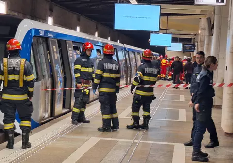Circulație blocată la metrou, la stația Unirii 2 în urma unui incident