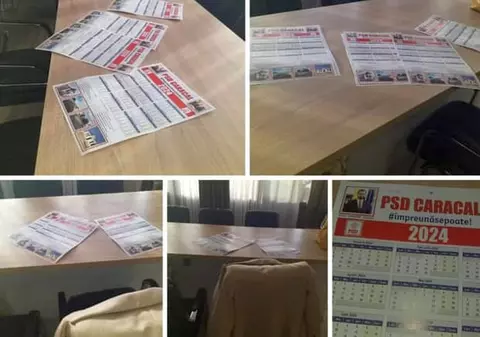 Un lider PNL acuză PSD că face propagandă politică în licee din Olt. Calendare cu sigla partidului și poza primarului Ion Doldurea