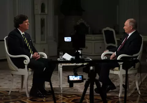 Vladimir Putin, în interviul pentru Tucker Carlson: „SUA n-ar trebui să mai furnizeze arme Ucrainei, totul se va sfârși în câteva săptămâni. N-aveți nimic mai bun de făcut?”