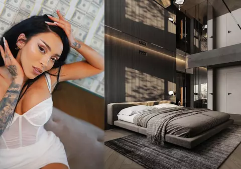 Imagini cu apartamentul în care locuiește Ruby. Casa are 3 etaje și e situată în „vârful” unui ansamblu imobiliar