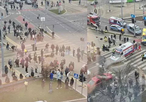 O maşină a lovit în plin într-un grup de pietoni în Polonia: 17 persoane au fost rănite,  doi sunt în stare critică