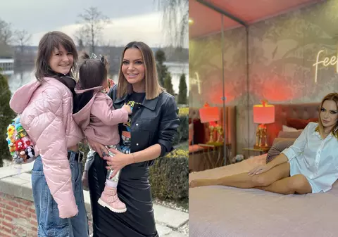Imagini din apartamentul în care Andreea Antonescu locuiește cu cele două fetițe. Și-a decorat casa în culori vesele