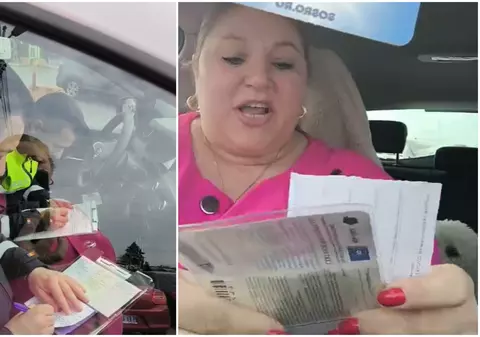 Diana Șoșoacă, amendată din nou după ce s-a certat cu polițiștii care i-au luat permisul. Ce sancțiune a primit pentru tulburarea liniștii publice