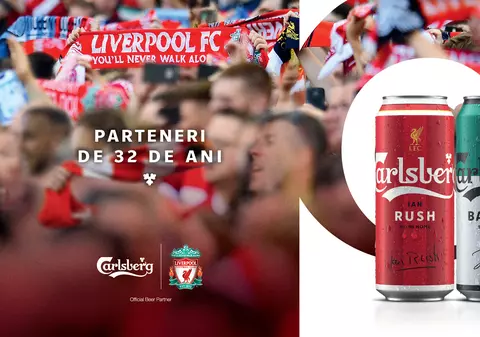 Carlsberg prelungește parteneriatul istoric cu FC Liverpool pentru încă 10 ani