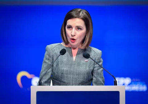 Maia Sandu spune că nu mai vrea hotar la Prut: „Republica Moldova va fi mult mai în siguranţă alături de România în UE”