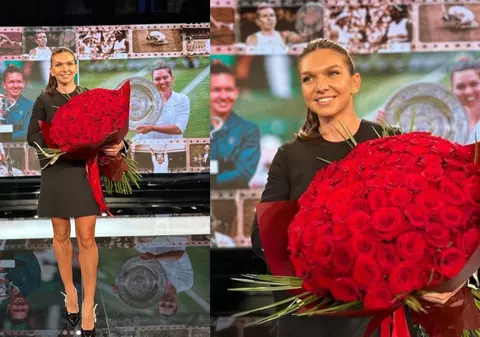 Simona Halep a purtat o rochie Valentino de peste 2.000 de euro, la prima apariție într-o emisiune la TV după verdictul de la TAS