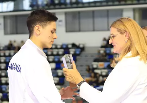 David Popovici a câștigat titlul național la 100 de metri liber, cu cel mai bun timp pe care l-a reușit în acest an