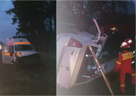 Un șofer de ambulanță din Suceava care a depășit o coloană de mașini pe linia continuă și a ucis o femeie, trimis în judecată