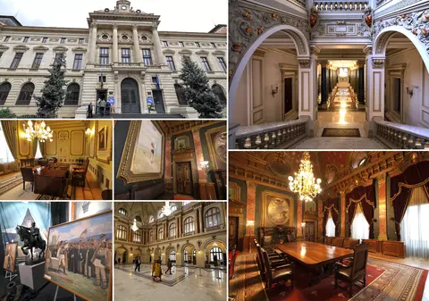 Aur de 3,8 milioane de euro, păzit cu pistoale-mitralieră Kalașnikov. Am intrat în Palatul Vechi al Băncii Naţionale din București