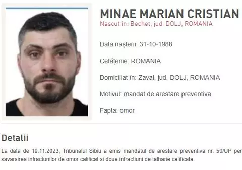 Marian Cristian Minae, suspect în cazul uciderii omului de afaceri Adrian Kreiner, va fi adus în țară din Irlanda