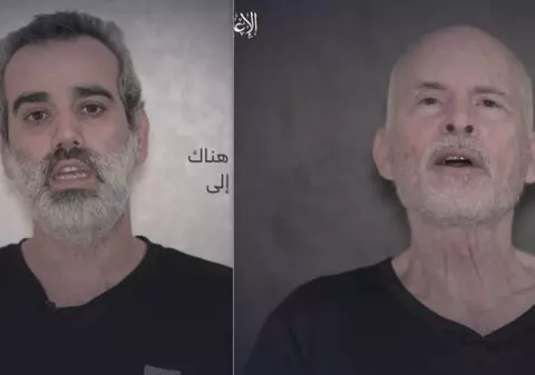 Hamas publică imagini cu un american și un israelian răpiți în atacul din 7 octombrie. Apelul familiilor la Guvernul Netanyahu