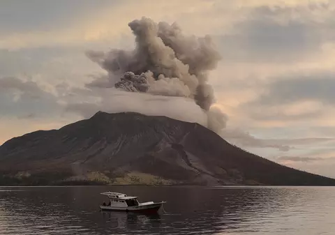 Ce efecte are asupra vremii și a climei erupția puternică a unui vulcan