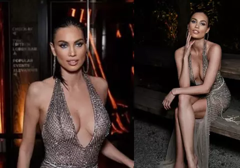 Singura româncă prezentă la petrecerea Met Gala 2024. Alina Pușcău a îmbrăcat o rochie elegantă, foarte decoltată