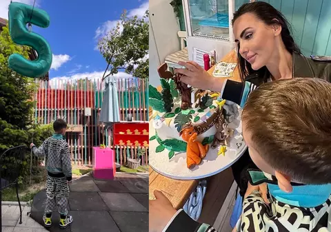 Imagini rare cu băiețelul lui Ștefan Bănică jr și al Laviniei Pîrva. Alexandru a împlinit 5 ani: „Nu știu când a crescut”