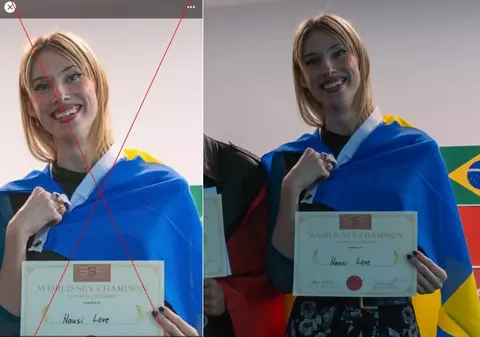 AFP demontează o știre în care o femeie suedeză este prezentată o ucraineană care a câștigat „campionatul mondial de sex”