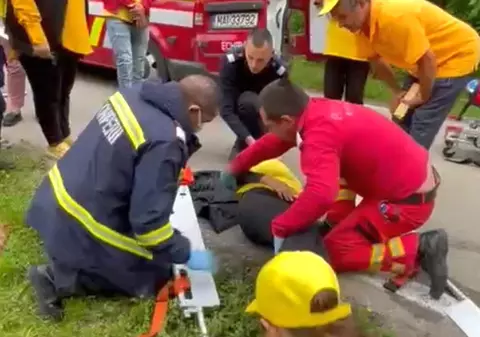 Primar PSD, acuzat de George Simion că a lovit cu mașina o susținătoare AUR, în Gorj. Poliția: „Posibile substanțe psihoactive la drug test”