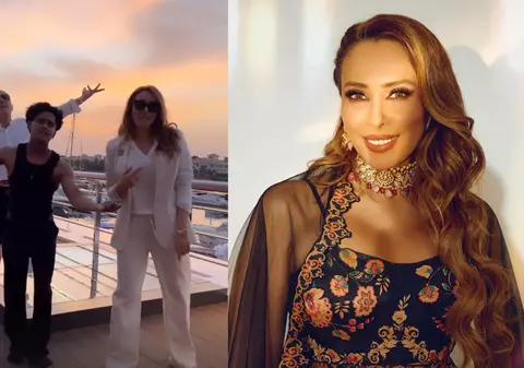 Imagini cu Iulia Vântur și Costi Ioniță distrându-se în Dubai. Vedeta a dansat desculță, alături de cântăreț