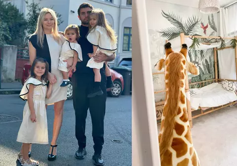 Imagini din casa în care Laura Cosoi locuiește. Camera fetițelor pare desprinsă din povești