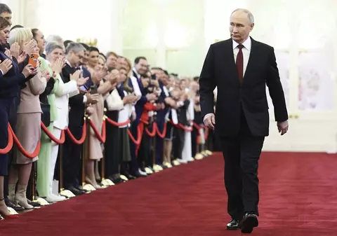 Franța și alte cinci țări din Uniunea Europeană au avut reprezentanți la învestirea lui Vladimir Putin