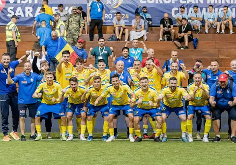 Naționala de minifotbal a României a învins Bosnia și s-a calificat în semifinalele Campionatului European