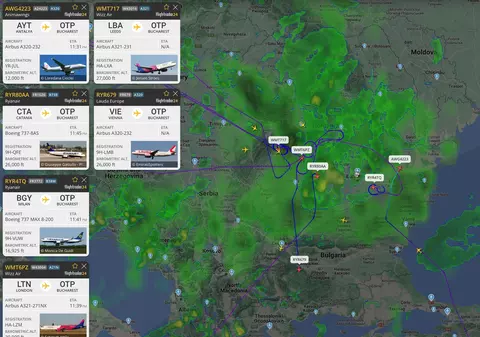 Trei însoțitoare de zbor de la bordul unui avion de pe ruta Hamburg - București, rănite în timpul unor turbulențe