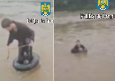 Tânăr ucrainean, la un pas să se înece în Tisa, încercând să ajungă în România. A fost salvat de poliţiştii de frontieră maramureşeni