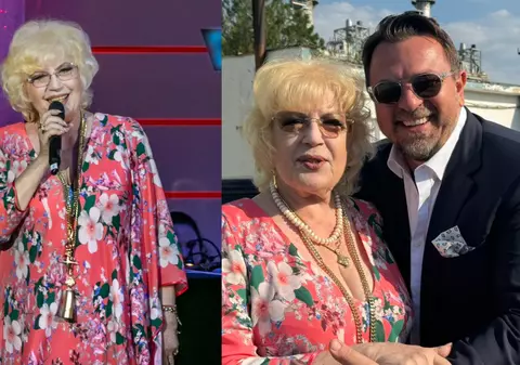 Imagini rare cu Corina Chiriac la 74 de ani. Cântăreața a fost surprinsă în brațele lui Horia Brenciu