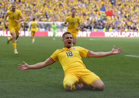 România – Ucraina 3-0. Prima victorie după 24 de ani la un turneu final de Campionat European. Stanciu, R. Marin și Drăguș, goluri de generic