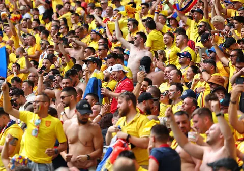 EURO 2024. Cum s-au bucurat zeci de mii de români la primul gol al României de la turneul final. VIDEO