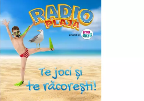 Vara aceasta, copiii se joacă și se răcoresc la Radio Plaja Itsy Bitsy