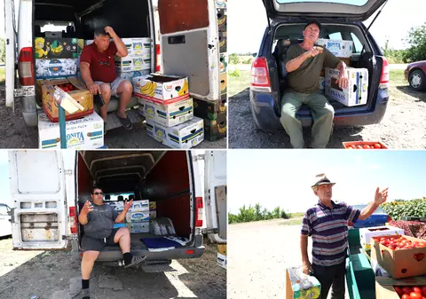 REPORTAJ. Furie în piața de legume din Glodeanu Sărat, Buzău. Lăsați la mâna samsarilor, producătorii locali își anunță abandonul: „Să pună Guvernul roșii!” 
