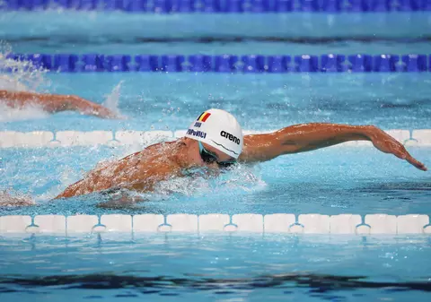 David Popovici, al treilea înotător român cu aur la Olimpiadă