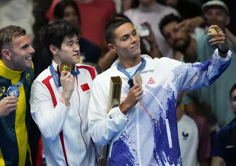 David Popovici câştigă bronzul în proba de 100 de metri liber la JO 2024 de la Paris