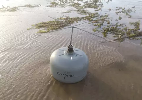 Mină antidesantare descoperită pe țărmul românesc. Anunțul Ministerului Apărării Naționale