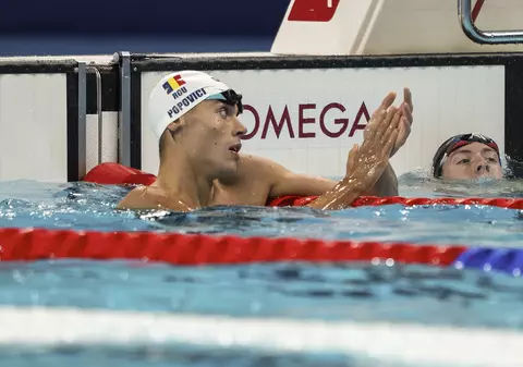 David Popovici, discurs-manifest după bronzul la 100 m liber la JO 2024: „Iarna ne antrenăm într-un balon în care ne-am obișnuit cu frigul și în care un om normal se sufocă după trei minute!” | VIDEO