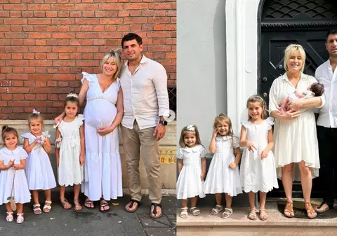 Mesajul transmis de Laura Cosoi după ce a arătat prima poză cu cele patru fetițe ale sale: „Un nou început”