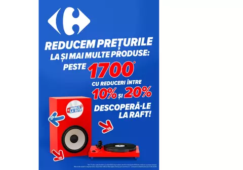 Economii mari, cu pași mici: descoperă avantajele programului Carrefour de reducere a prețurilor, Minus la Sută