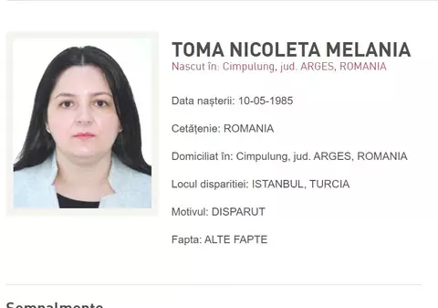 Nicoleta Melania Toma, românca dată dispărută în Turcia, a fost găsită în viață | SURSE