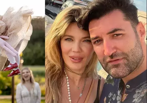 Cum a apărut Smiley cu fiica Josephine la filmările „Vocea României”, sezonul 12. Micuța poartă rochiță și șosete cu fundițe