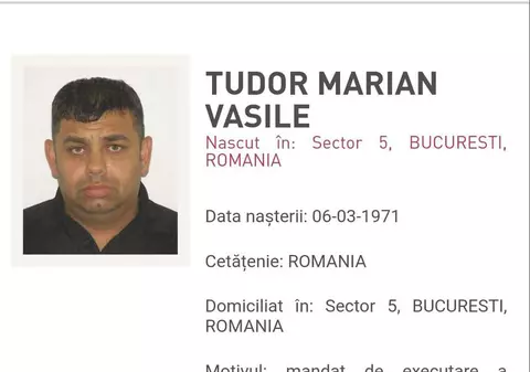 Fugarul „Marușcă”, adus în ţară din Anglia. Tudor Marian Vasile a fost condamnat alături de doi judecători, doi grefieri şi doi avocaţi 