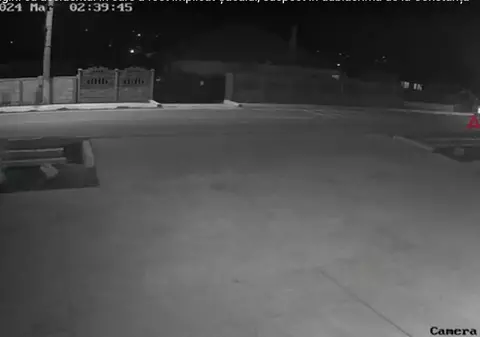 Primele imagini cu accidentul provocat de „Șacalul”, bărbatul suspectat că a ucis două femei la Constanța VIDEO