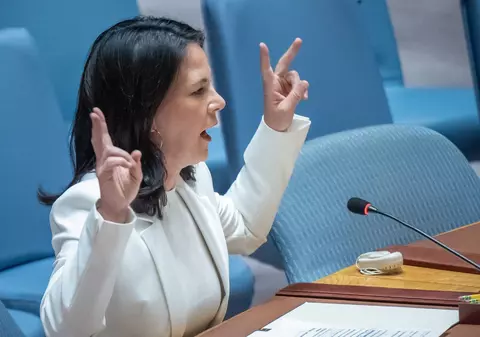 Ministra germană de externe, la Consiliul de Securitate ONU: „Marele bărbat Putin se ascunde în spatele adolescenților pe care i-a răpit”