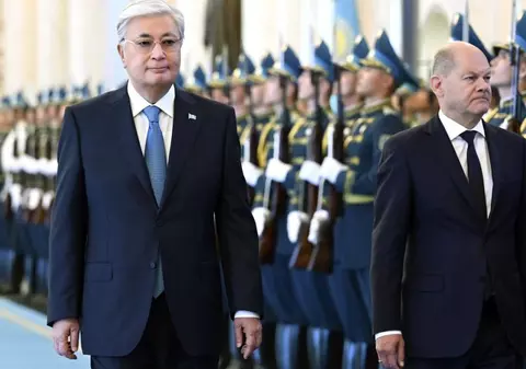 „Rusia este invincibilă din punct de vedere militar”, i-a spus președintele Kazahstanului cancelarului german Olaf Scholz