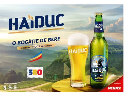 O bogăție de bere: Noua gamă Haiduc, acum la PENNY!