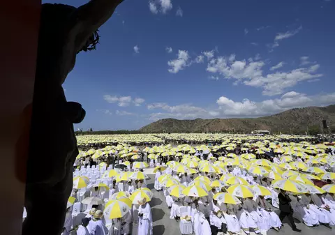 Jumătate din populația țării a luat parte la slujba Papei Francisc din Timorul de Est
